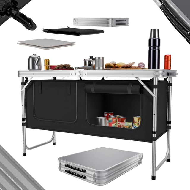 🏕️ 24MOVE® Campingküche Praia faltbar - Top Deal!