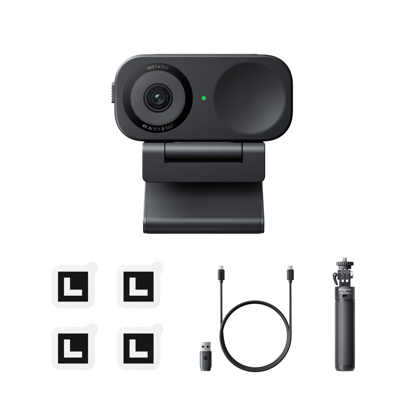 Insta360 Link 2C Stativ Bundle - 4K Webcam für PC/Mac 🎥🔊👌