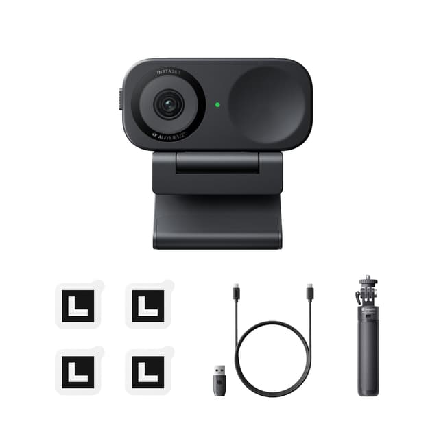 Insta360 Link 2C Stativ Bundle - 4K Webcam für PC/Mac 🎥🔊👌