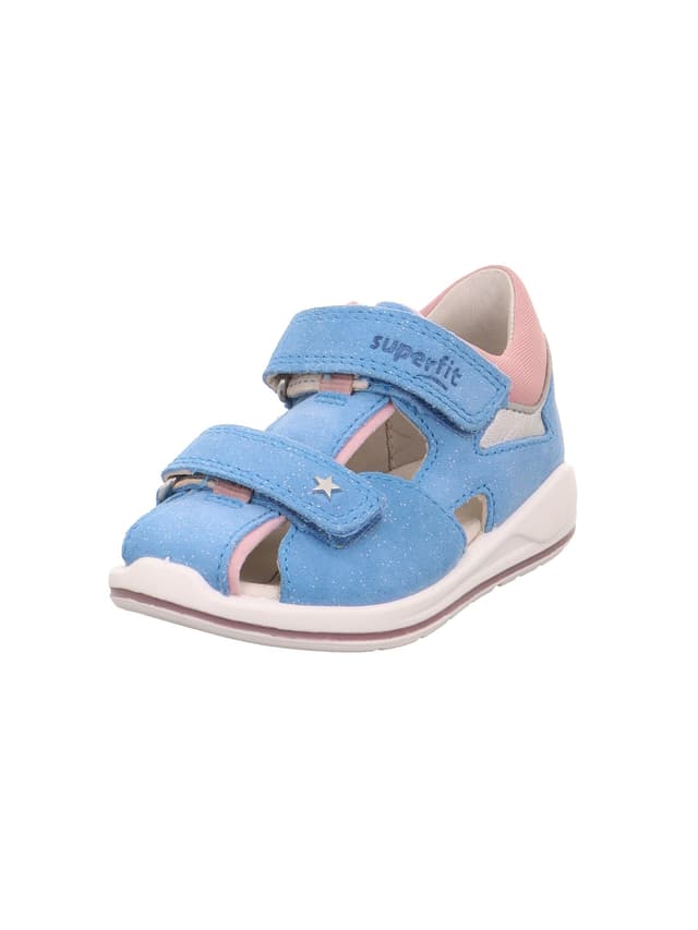 🌟 Superfit Mädchen Boomerang Sandale 22 EU Hellblau Rosa 8400 - Angebot
