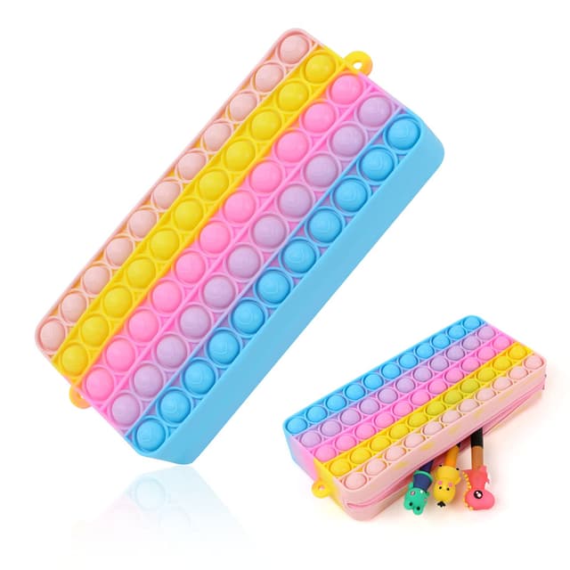 🎁 Vicloon Fidget Toy Federmäppchen | Anti Stress Sensorisches Spielzeug für Kinder und Teenager 🌈