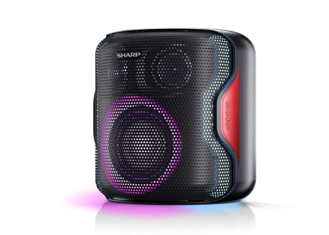 🎶 SHARP PS-921 (BK) Partylautsprecher 130 Watt mit Bluetooth und Multicolor-Lichtshow 🎉
