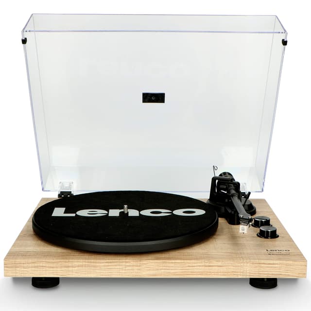 🎵 Lenco LBT-188 Plattenspieler - Bluetooth - Riemenantrieb - Vinyl zu MP3 - Braun Kiefer