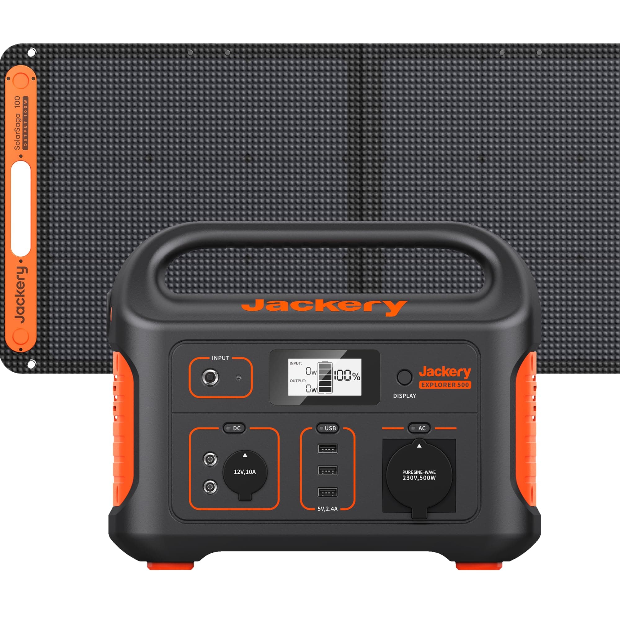 🔋🌞 Jackery E500 Tragbare Powerstation & SolarSaga 100W Solarpanel Deal! 🔋🌞