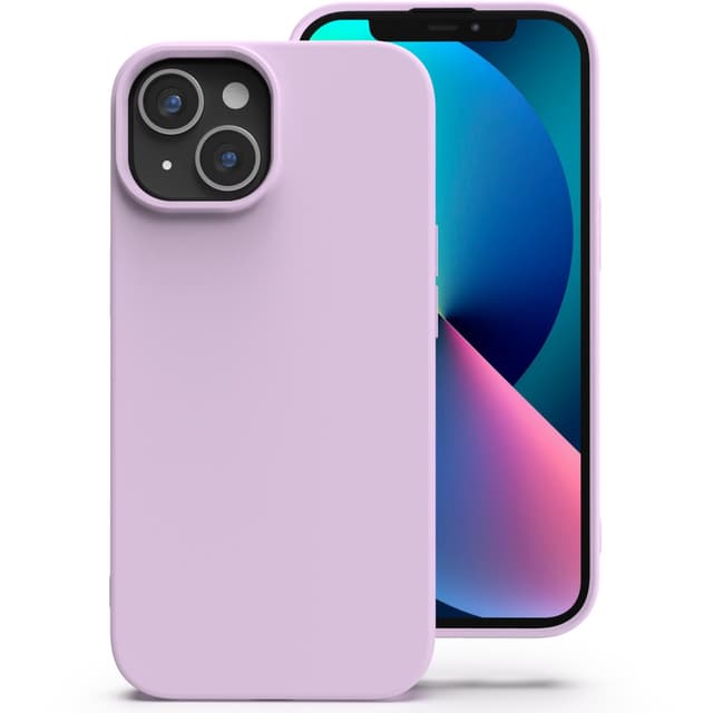 📱 Zuvirelx Glatte Silikon hülle für iPhone 13 Mini - Lavendel