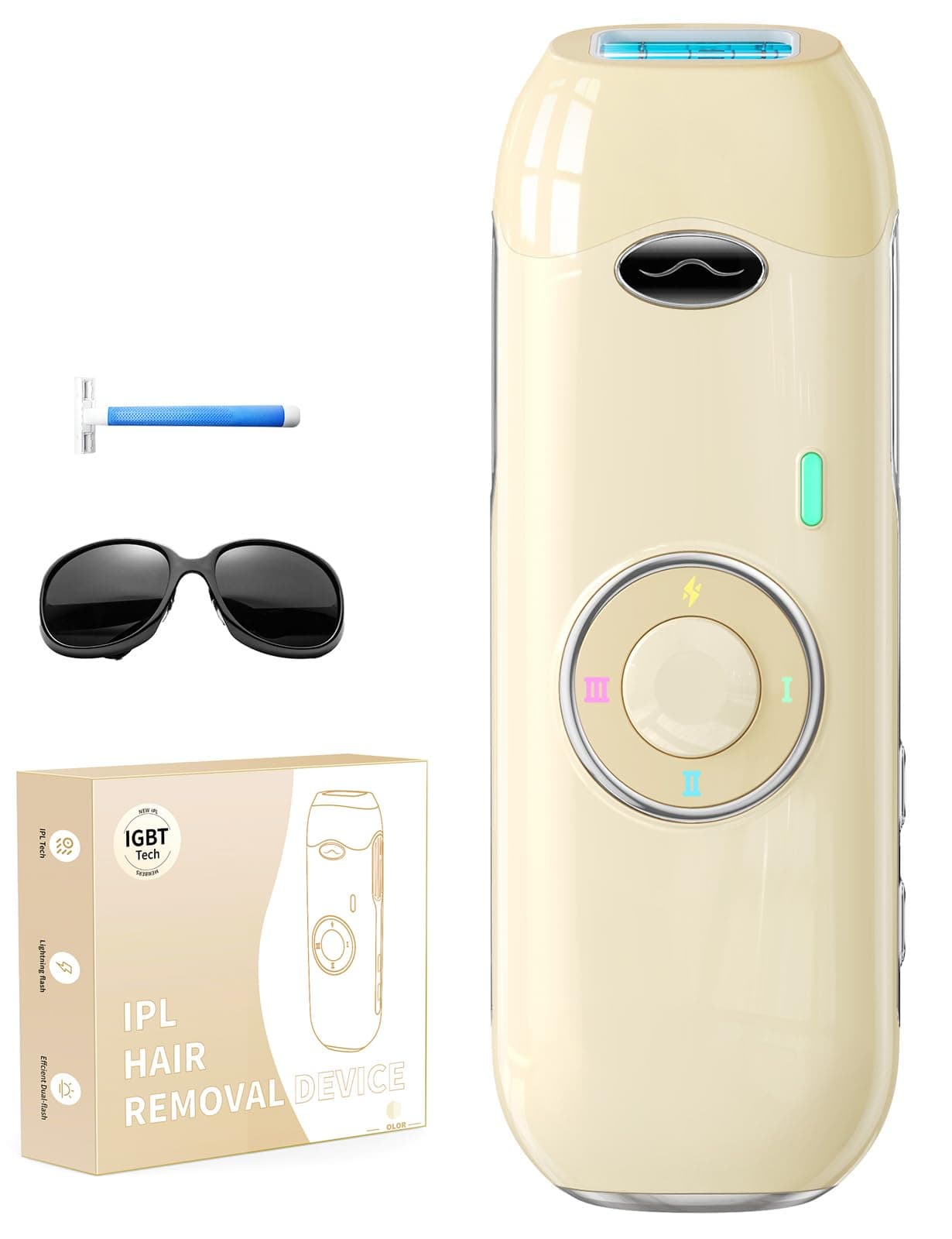 🌟 Haarlosy IPL Geräte Haarentfernung Laser - Schmerzfreie Haarentfernungsgerät 🌟
