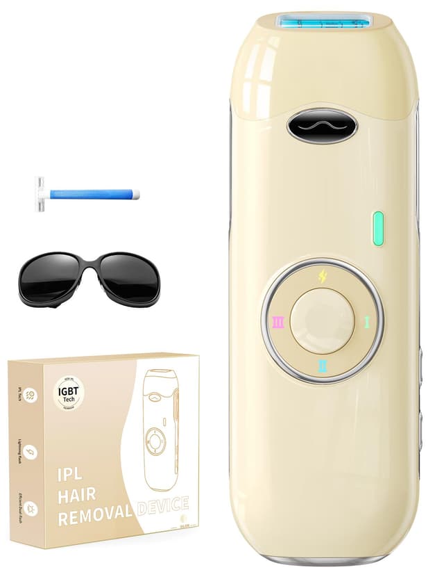 🌟 Haarlosy IPL Geräte Haarentfernung Laser - Schmerzfreie Haarentfernungsgerät 🌟