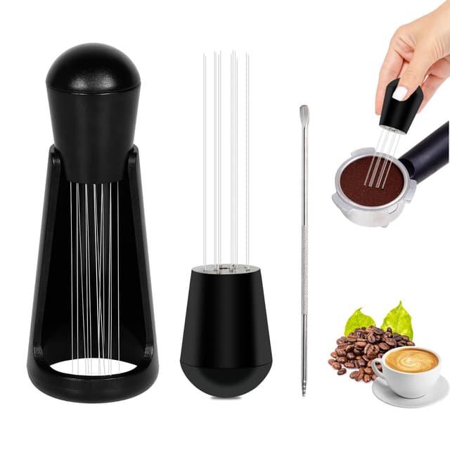 🔥Sonderangebot🔥 Sindax WDT Tool Espresso, Kaffee Distributor mit Ständer