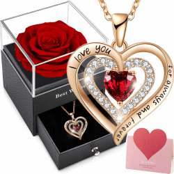 Ewige Rose in Rosenbox 🌹 Romantisches Geschenk für Frauen