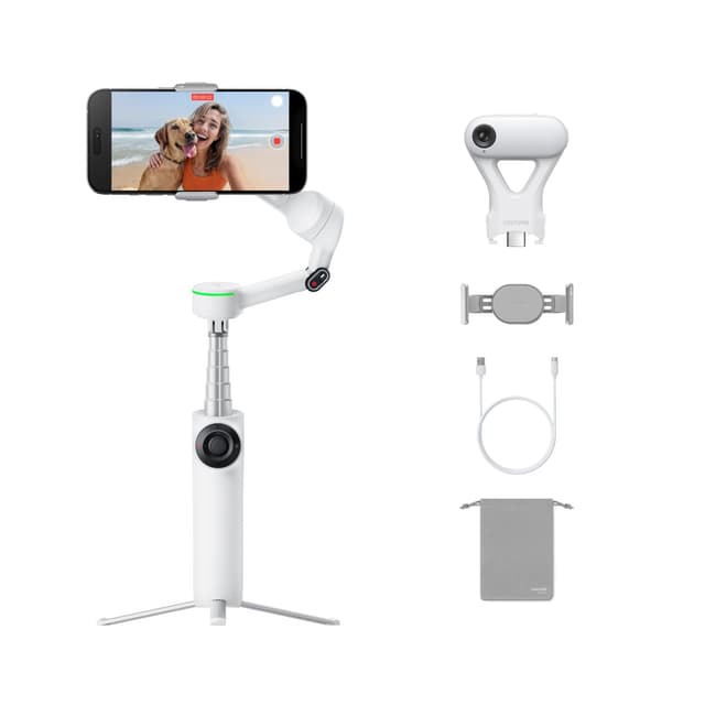 Insta360 Flow 2 Pro KI Tracker Bundle Grau 📸📱