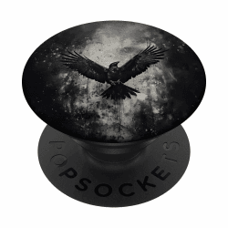 🖤 Ästhetisches Gothic Grunge Okkult Viking Krähe Mystischer Rabe PopSockets Klebender PopGrip 🦅