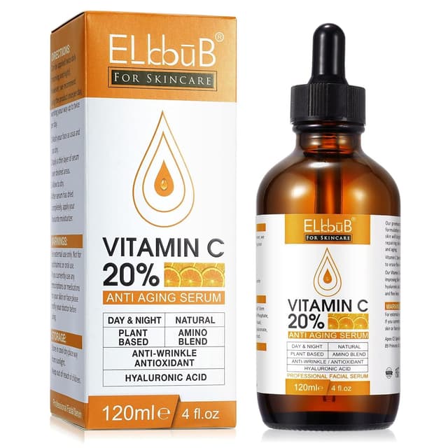 🌟 Angebot: Vitamin C Serum mit Hyaluronsäure für Gesicht 🌿 Anti-Aging Gesichtsserum