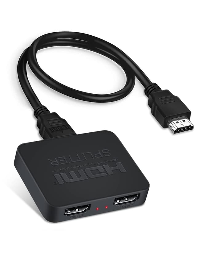 HDMI Splitter 1 in 2 Out Gleichzeitig 4K 60HZ 📺🔊