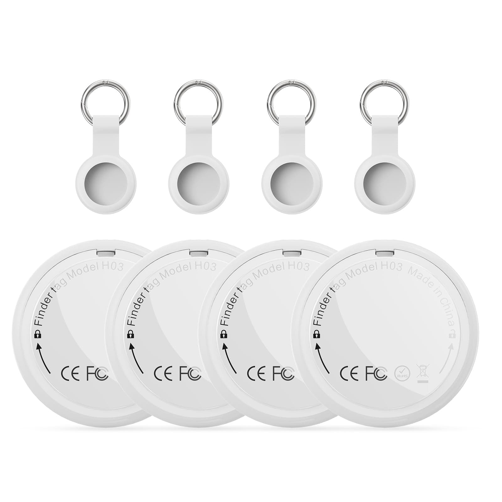 🚀 Sonderangebot: Air Tracker Tag 4-Pack - Smart GPS Tracker in Weiß! 🛍️