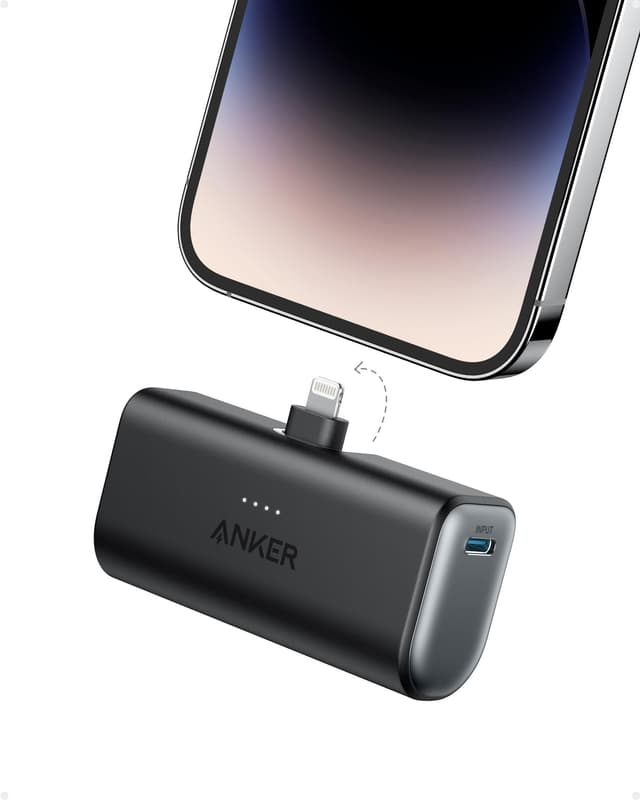🔋 Anker 621 Powerbank mit Lightning-Stecker 5.000 mAh Schwarz 📱