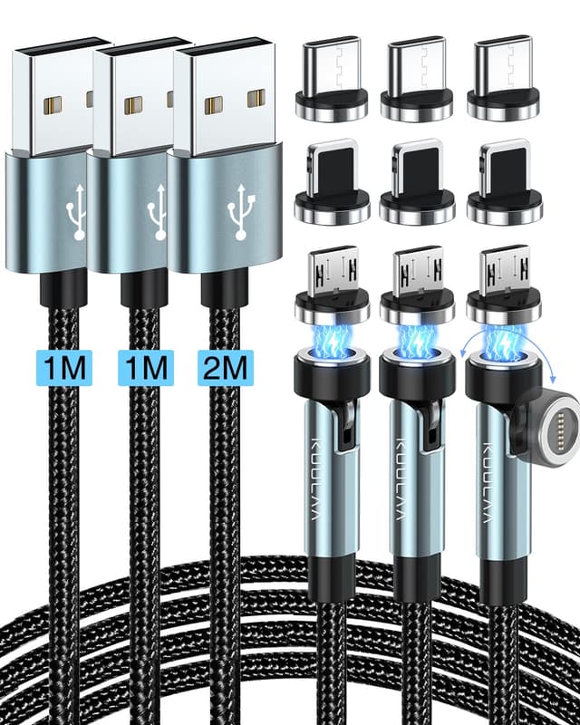 Kuulaa Magnetisches Ladekabel - 3-in-1 Magnetisches Ladekabel 🧲🔌