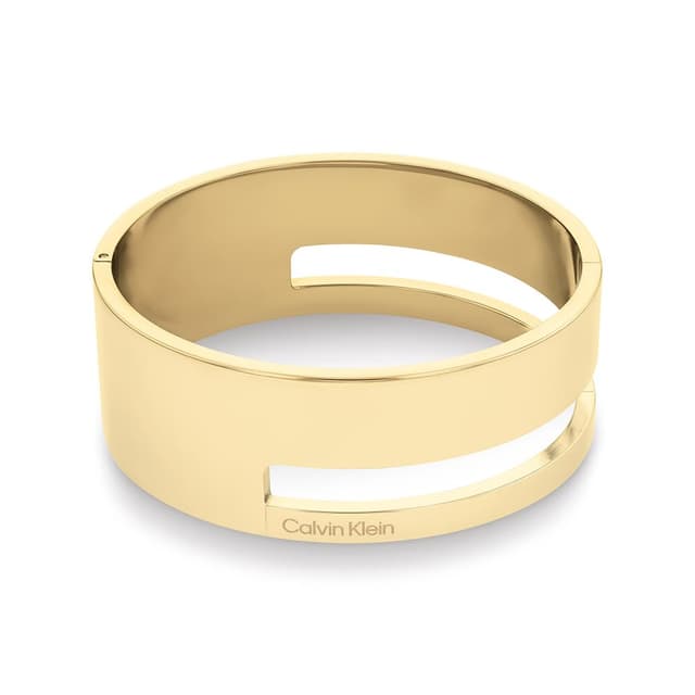 Calvin Klein Bangle-Armband für Damen GEOMETRIC ESSENTIALS Kollektion aus Edelstahl
