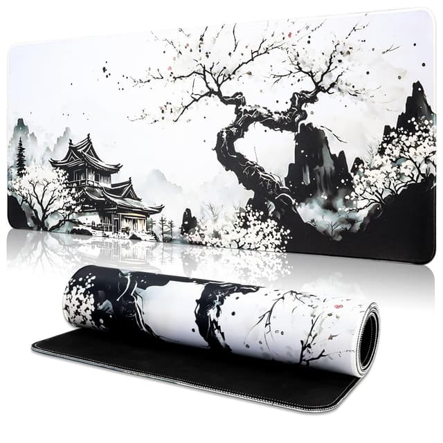 🌸 TOPWAYS Mauspad Mousepad XXL - Gaming Mauspad 800x300