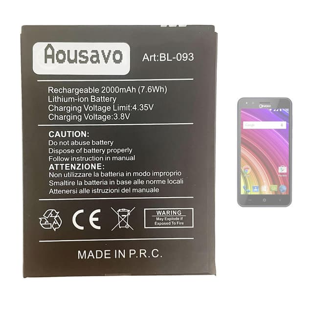 🔋 Aousavo Art BL-093 BL-93 Ersatz Akku für NGM You Color E505, E505 Plus, E506, E506 Plus, E507