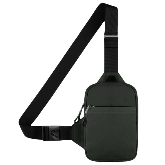 Flintronic Umhängetasche, Sling Chest Crossbody Bag, Wasserdicht Schultertasche #5 Grau-a-m