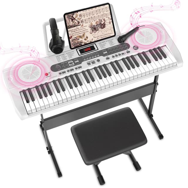 🎹 Keyboard Piano 61 Key Keyboard für Einsteiger 🎶