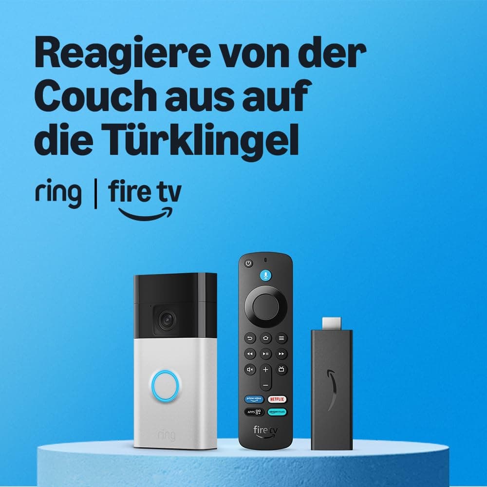 Amazon Fire TV Stick HD + Ring Akku-Videotürklingel Deal 📺🚪