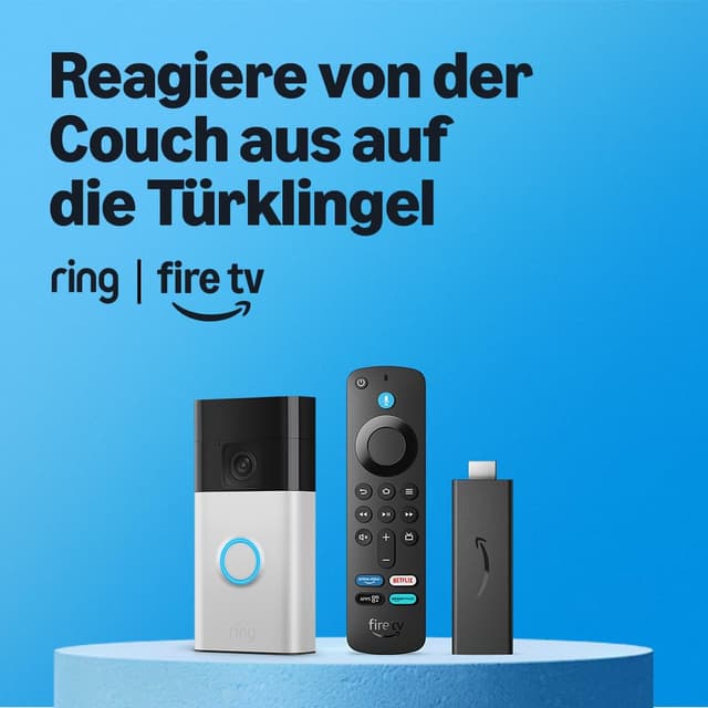 Amazon Fire TV Stick HD + Ring Akku-Videotürklingel Deal 📺🚪