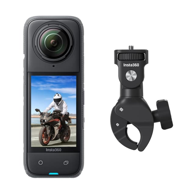 Insta360 X4 Motorrad Lenker Kit - 8K Wasserdichte 360 Sport Kamera