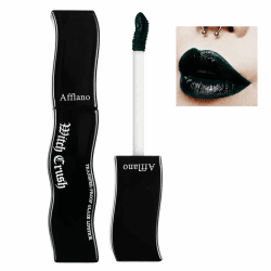 DE'LANCI Dunkel Grüner Vampy-Lippen-Gloss für Gothic & Halloween