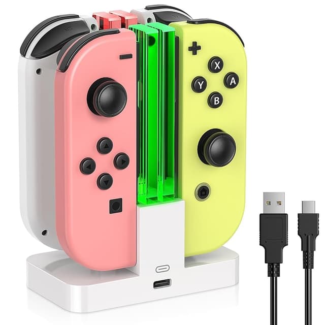 🎮🔋 FASTSNAIL Ladestation für Switch Controller - Ladegerät für JoyCons