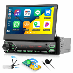 CAMECHO 1 DIN Wireless Carplay Android Auto Sonderangebot! 🚗