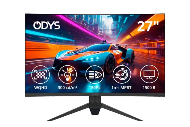 ODYS Gaming Monitor Q27-X - 27 Zoll (69 cm) 🎮🖥️