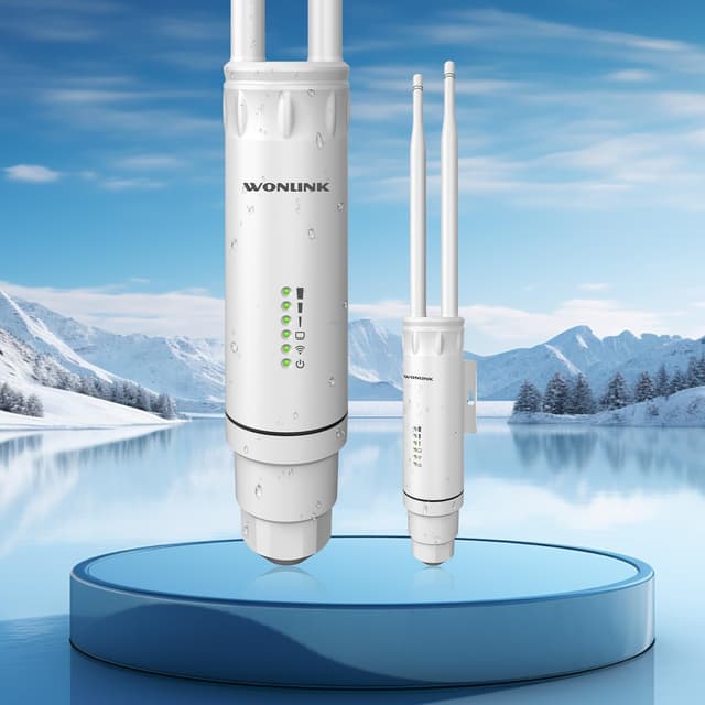 WONLINK Outdoor WLAN Access Points, AC1200 Outdoor WLAN Repeater Dualband IP66 Wasserdicht 🌦️