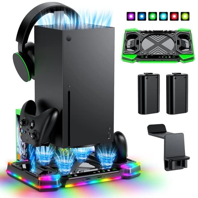 Upgrade Ladegerät-Ständer Kühler für Xbox Series X