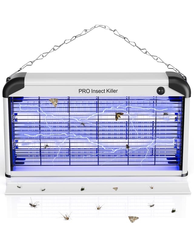 🦟🔥 Spectracide Wirksam Insektenlampe Innen, 30w Fliegenfalle Elektrisch Insektenvernichter mit UV Lampe