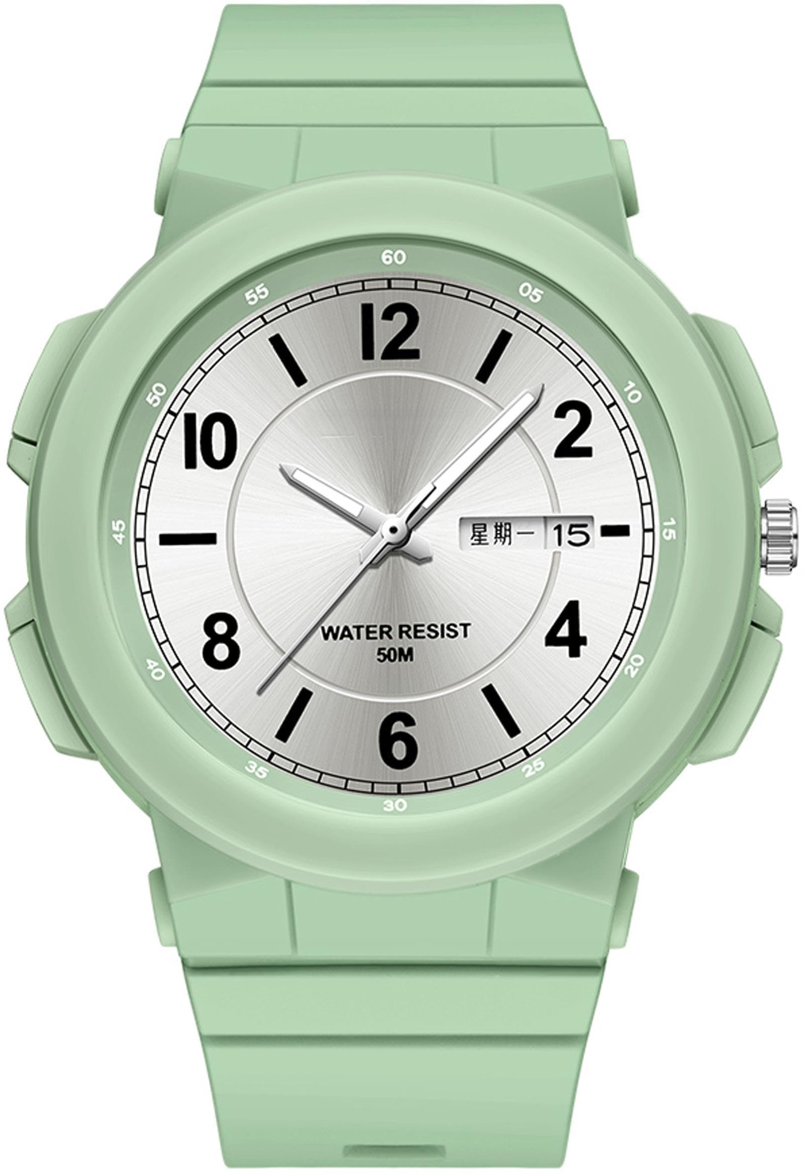 Weiß Damen Uhren - Quarz Armbanduhr für Frauen 👩‍🦰
