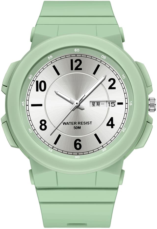 Weiß Damen Uhren - Quarz Armbanduhr für Frauen 👩‍🦰