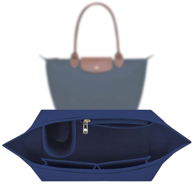 👜 Organizer für Longchamp Tasche - Dunkelblau | Taschen Organizer für Longchamp L