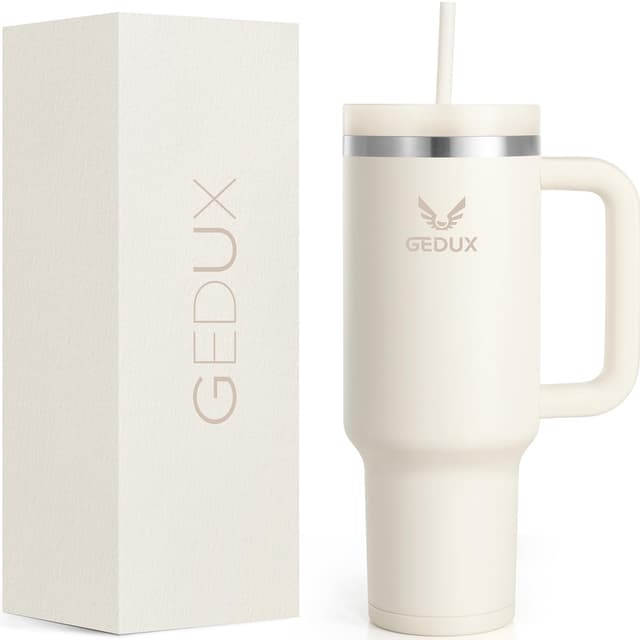 🌟 Super Deal! GEDUX Trinkflasche mit Strohhalm 1.2L 🌟