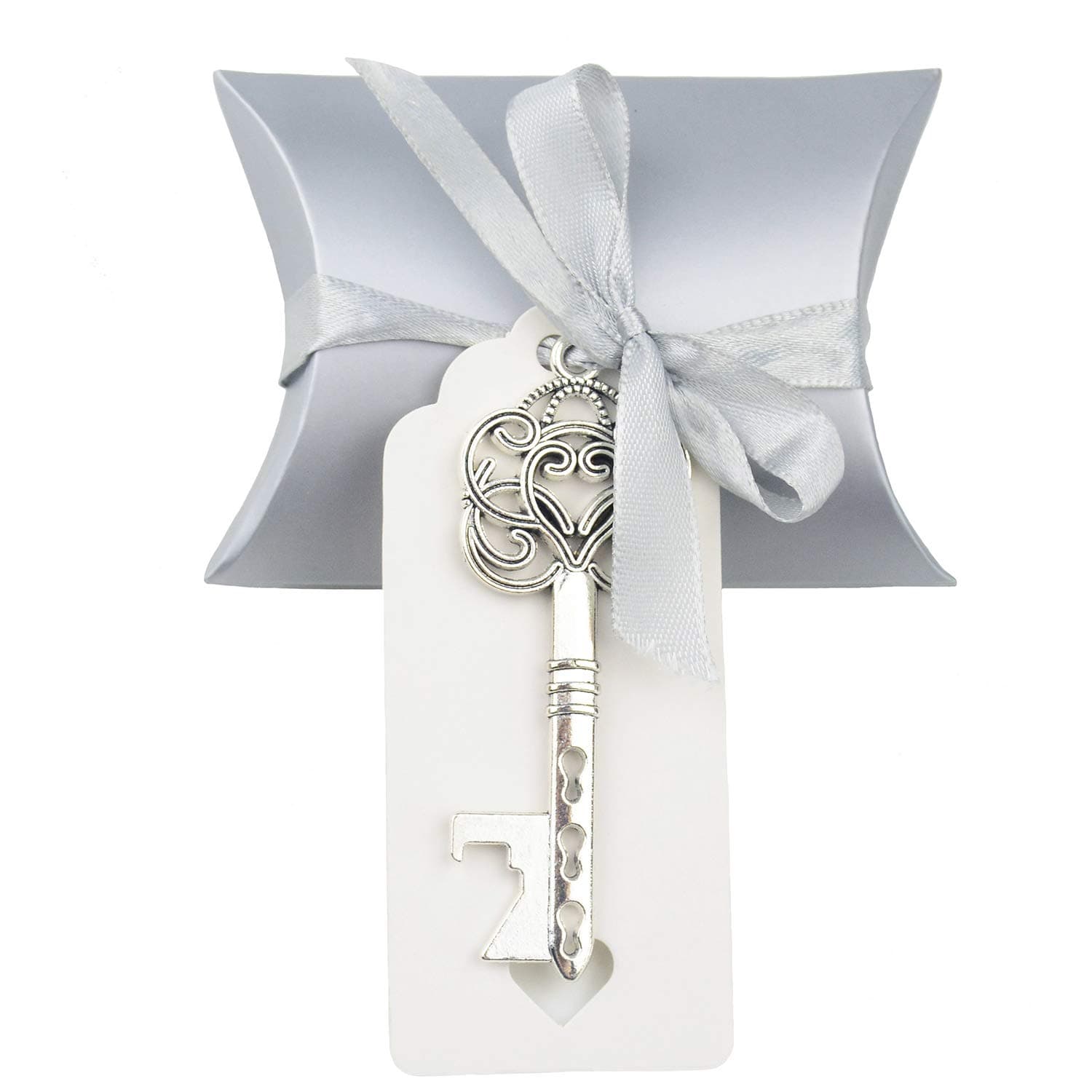 Makhry 50 Stücke Vintage Schlüssel-Flaschenöffner Hochzeit Set 🗝️