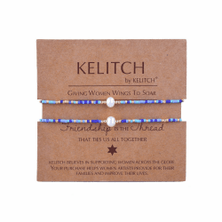 🌟 Tolles Angebot! KELITCH 2PCS Damen Miyuki Perlen Verstellbare Armbänder 🌟