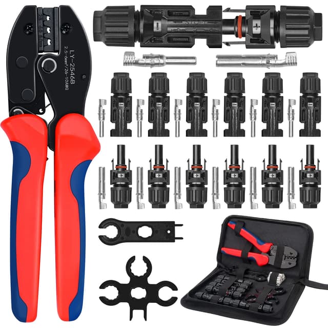 Elecoutek Solar Crimpzange Set 🌞🔧