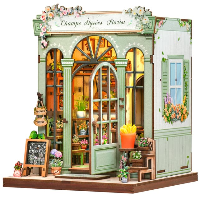 CUTEBEE Book Nook Kit - DIY Puppenhaus Häuser | Miniatur Haus Selber Bauen 🏠