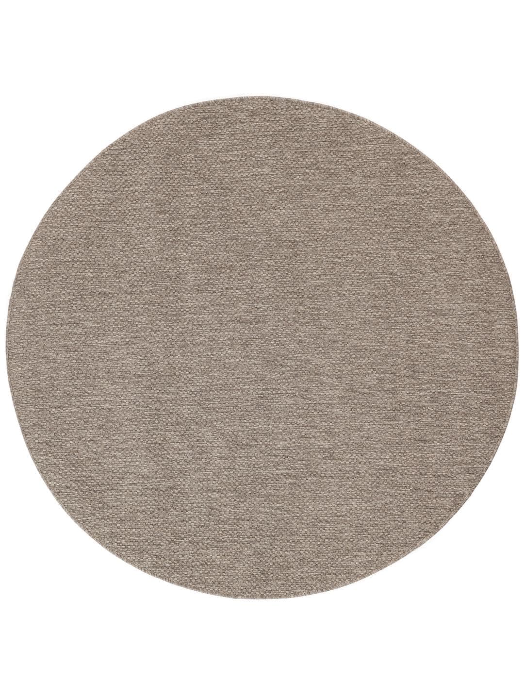 🌿 RugVista Clio Runder In & Outdoor Teppich O 250 cm Braun - Deal