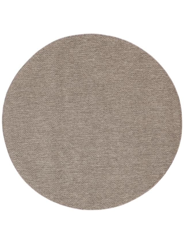 🌿 RugVista Clio Runder In & Outdoor Teppich O 250 cm Braun - Deal