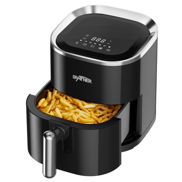 🔥 Super Deal! Grafner XL Digitale Heißluftfritteuse, 3,6 Liter, 1200 Watt 🔥