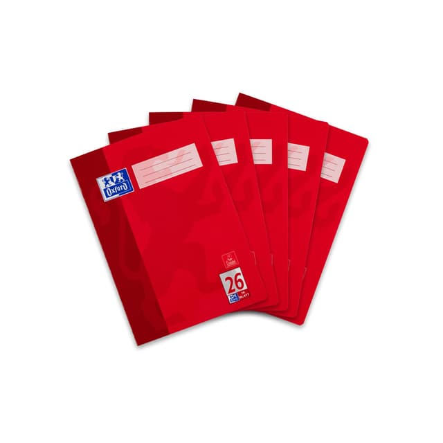 Sonderangebot: Oxford Schulheft A4, 16 Blatt, Lineatur 26, kariert, 5 Stück 📚📝