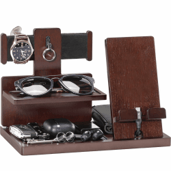 🎁 ProCase Holz Docking Station - Perfektes Geschenk für Ihn! 🎄