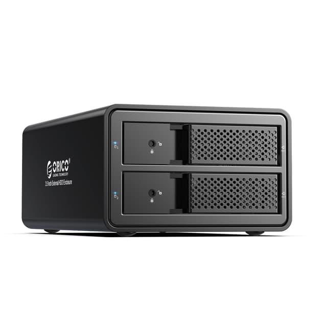 ORICO 2 Bay Festplattengehäuse aus Aluminium 😎