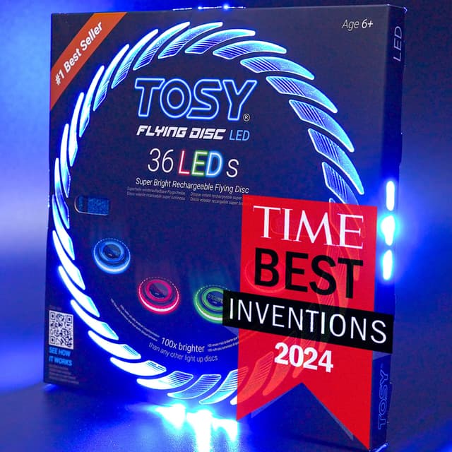 TOSY Flying Disc mit 36 LEDs in 16 Millionen RGB-Farben 🌈